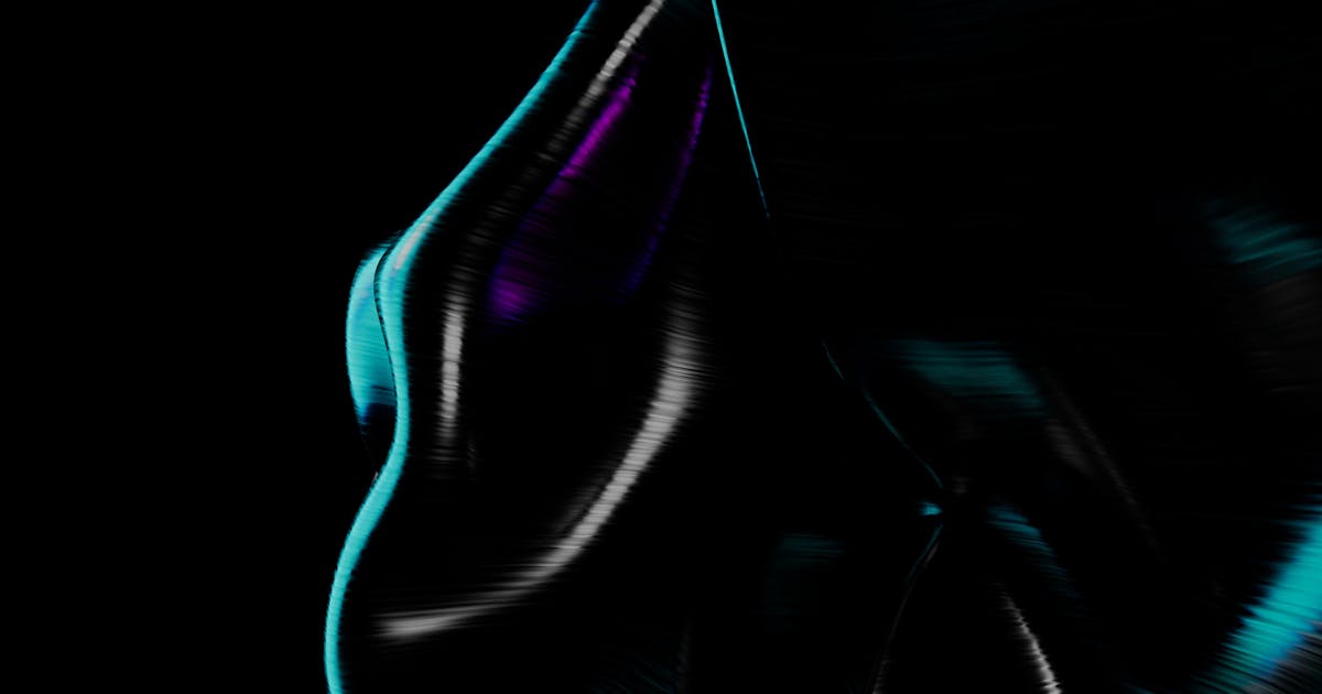 紫のネオン抽象アート - Lovense Edge 2 イメージ